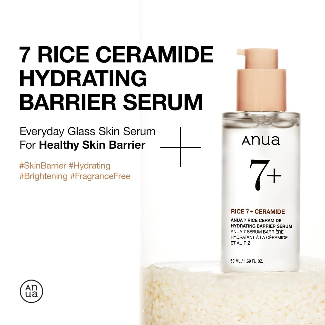 Anua 7 Rice Ceramide Hydrating Barrier Serum 50ml / 1.69 fl. oz.