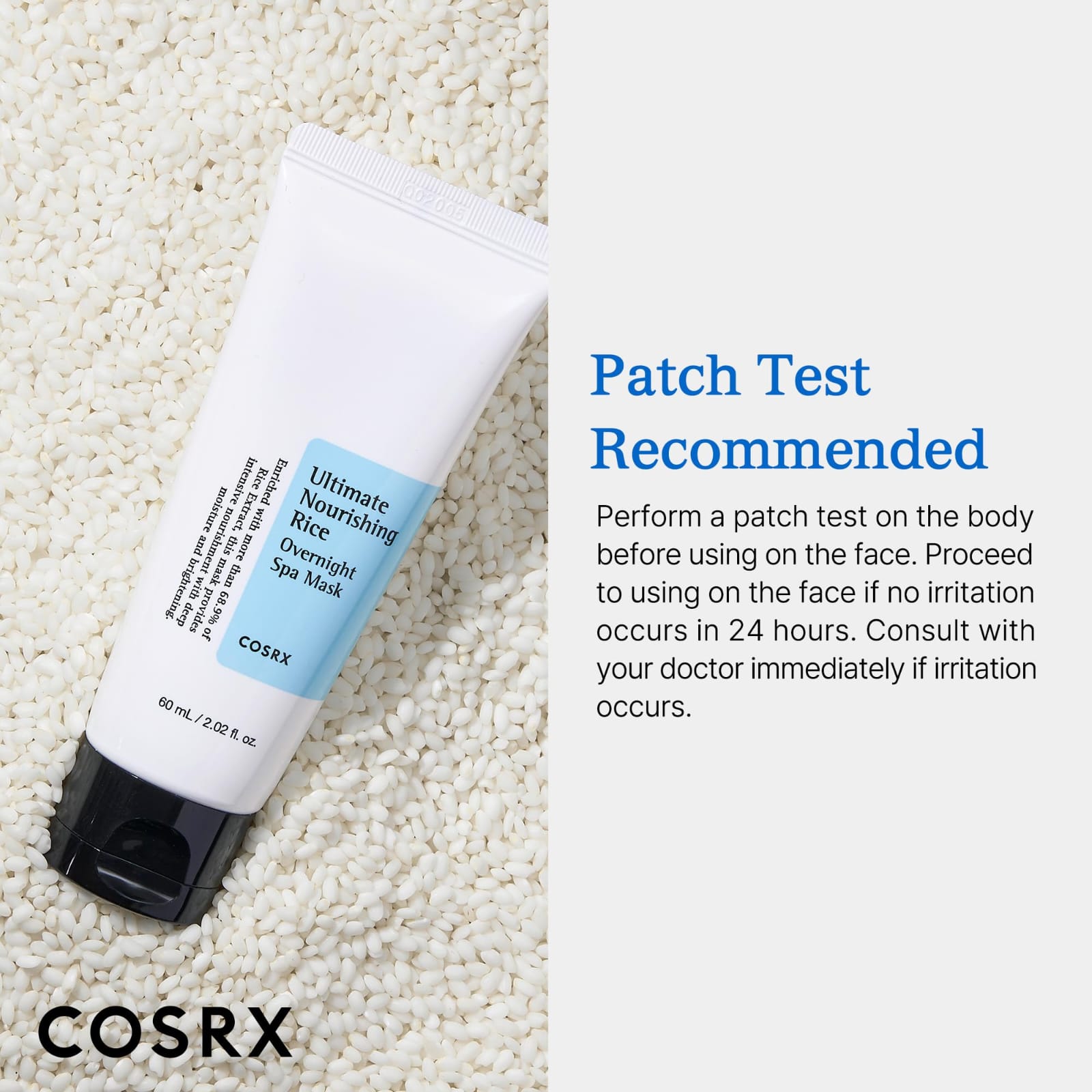 COSRX Ultimate Nourishing Rice Overnight Spa Mask 60ml