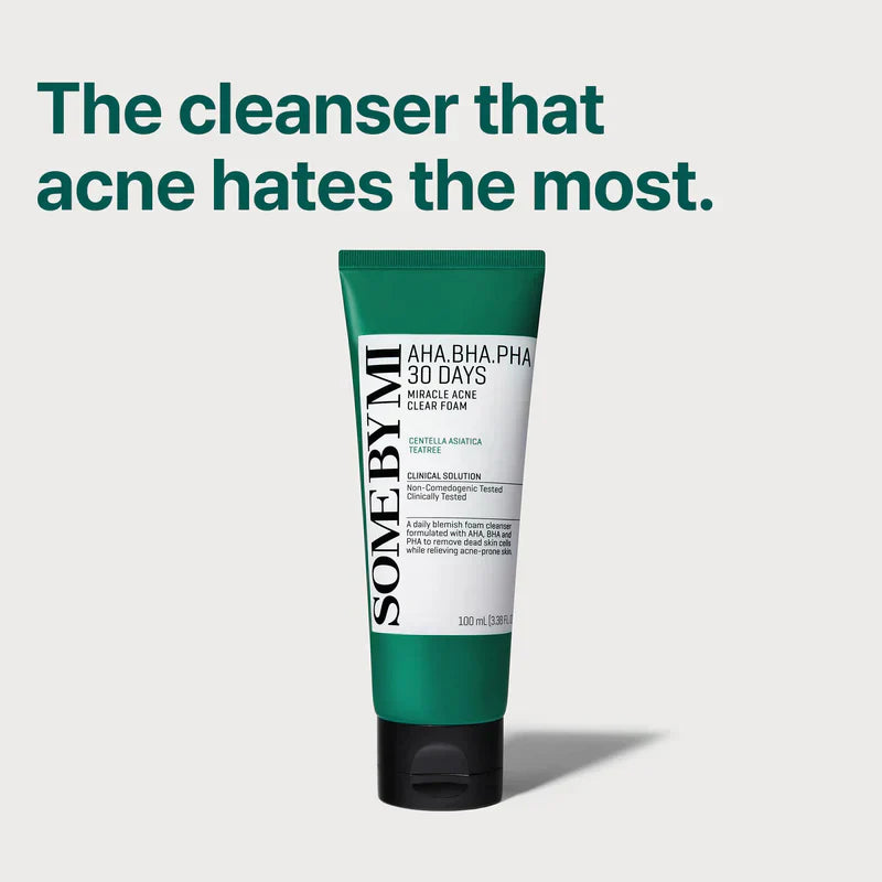 SOME BY MI AHA BHA PHA 30 Days Miracle Acne Clear Foam